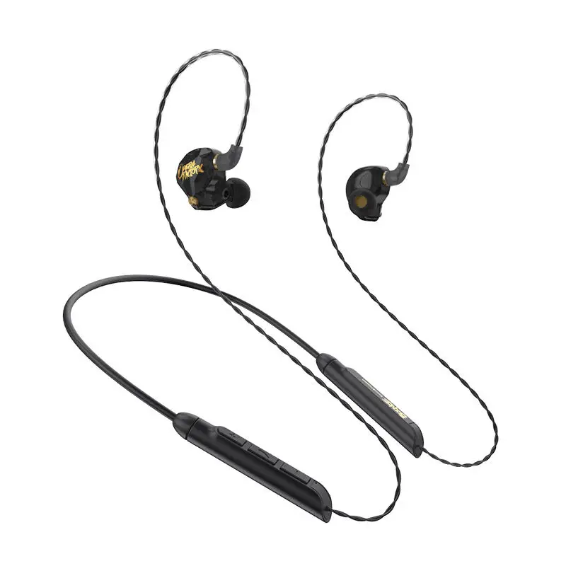 Transparent-Black Whizzer OH1, Bluetooth наушники, беспроводные наушники, гарнитура, спортивные наушники с шейным ремешком, наушники для samsung, Xiaomi, IOS, с микрофоном - Цвет: Transparent-Black