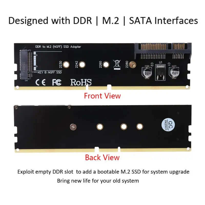 SATA III для M.2(NGFF) B-ключ 2230/2242/2260/2280 с интерфейсом SATA SSD адаптера Прямая поставка