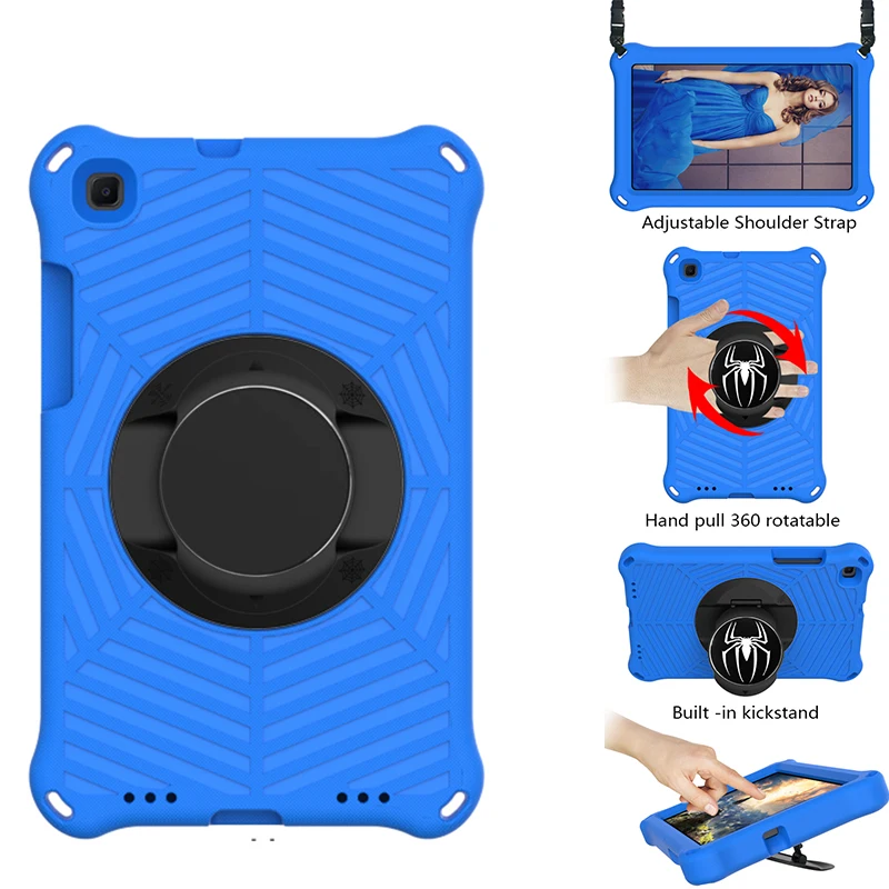 

EVA tablet cover For Samsung tab A8.0 T290 T295 Handle stand Shock Proof full body kids Drop resistance 360 degree rotation case