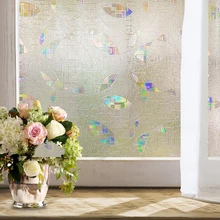 90*200 см декоративная оконная пленка, Защитная пленка для двери, статическая пленка без клея/витража/анти-УФ оконная бумага для дома