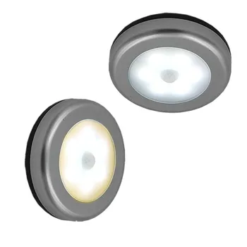 

6 LED Night Light Infrared Motion Sensor wall Lamp bedroom corridor Magnetic Infrared Cabinet Stairs camping LED Sensor Light