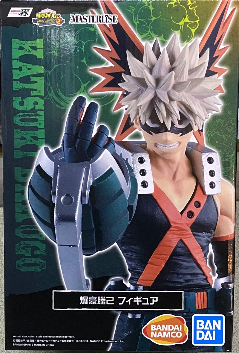 

BANPRESTO Original My Hero Academia EX Masterlise Katsuki Bakugo Figure Figurals Dolls Brinquedos