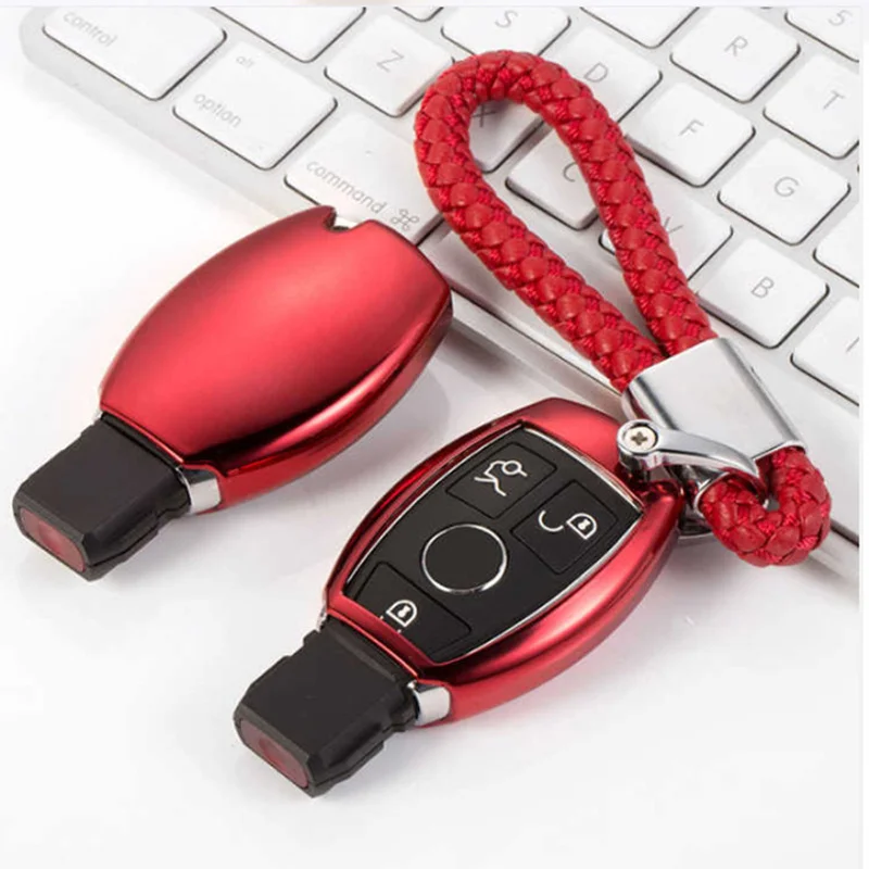 

New Soft TPU Car Key Case Keychain for Mercedes Benz C-Class W204 GLC 260 C200 The CIA GLA W205 W212 C S E class Car Accessories