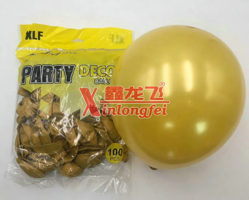 Xin long fei 2,2 грамм жемчужным блеском шар в форме арки Свадебный 10-дюймовая Шпилька, декоративный круг на плотный воздушный шар жемчужным блеском круглый шар