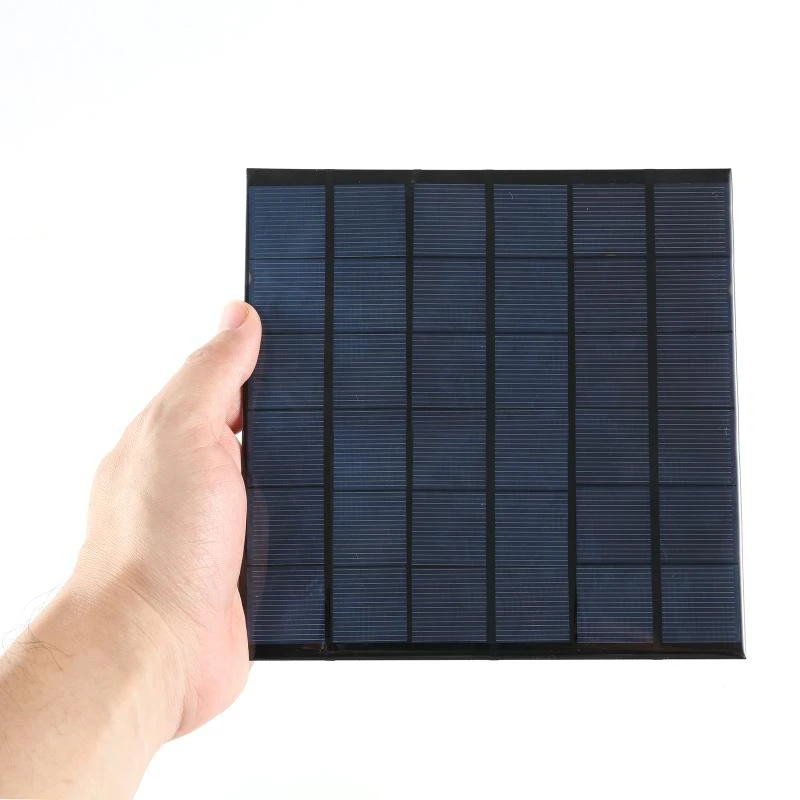 태양 전지 패널 6V 9V 18V 미니 태양계 DIY 배터리 휴대 전화 충전기 휴대용 2W 3W 4.5W 6W 10W 20W 태양 전지