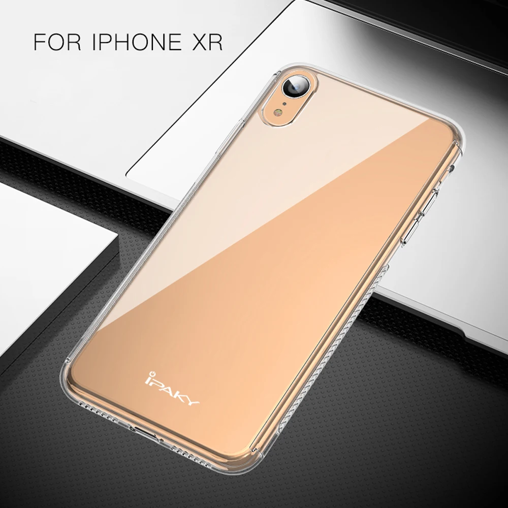 IPAKY Clear 360 градусов полная защитная Броня чехол из закаленного стекла для Iphone X XS Max XR X прозрачный чехол-накладка со стеклом
