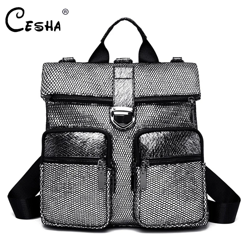 

Luxury Fashion Sequins Pattern Women Backpack Durable Female Multi-pocket Backpack Large Capacity Women Daypack Backpack SAC