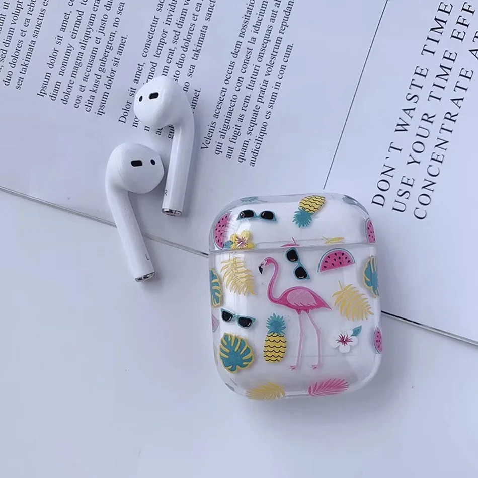 Беспроводной Bluetooth чехол для наушников Airpods чехол Роскошный Мраморный наушник чехол для Apple Air Pods 2 Earpods аксессуары 1