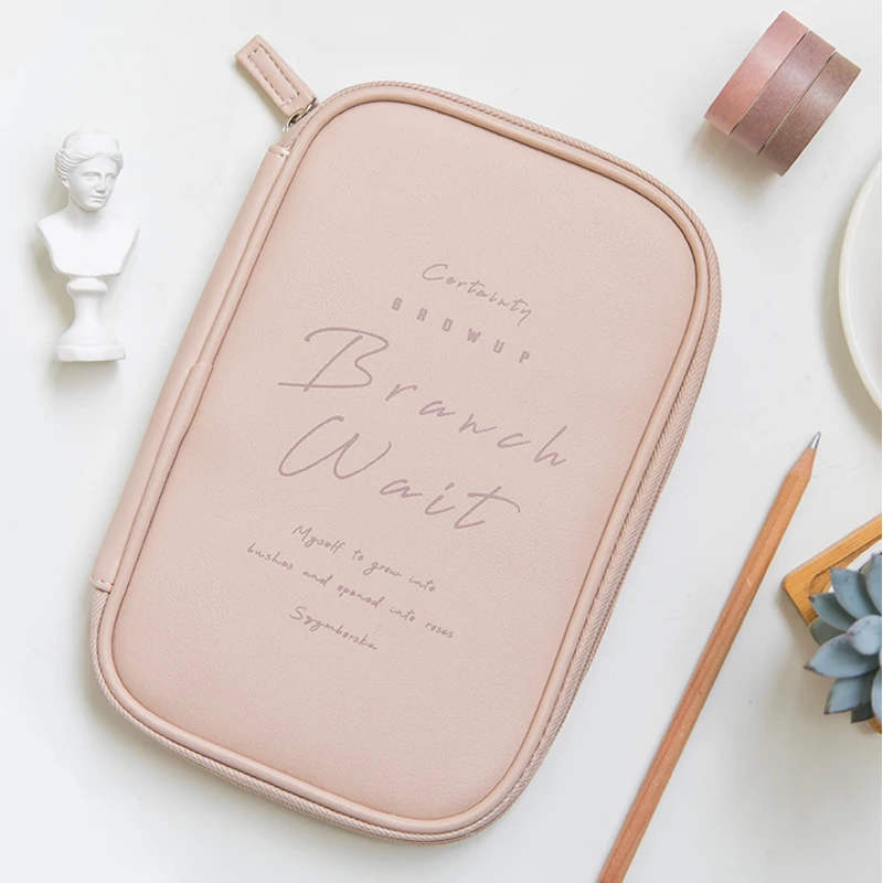 

Leather Pencil Case Leather Storage Pencil Box Waterproof Cute Pencilcase Stationery Kawaii Kids Bullet Journal School Supplies