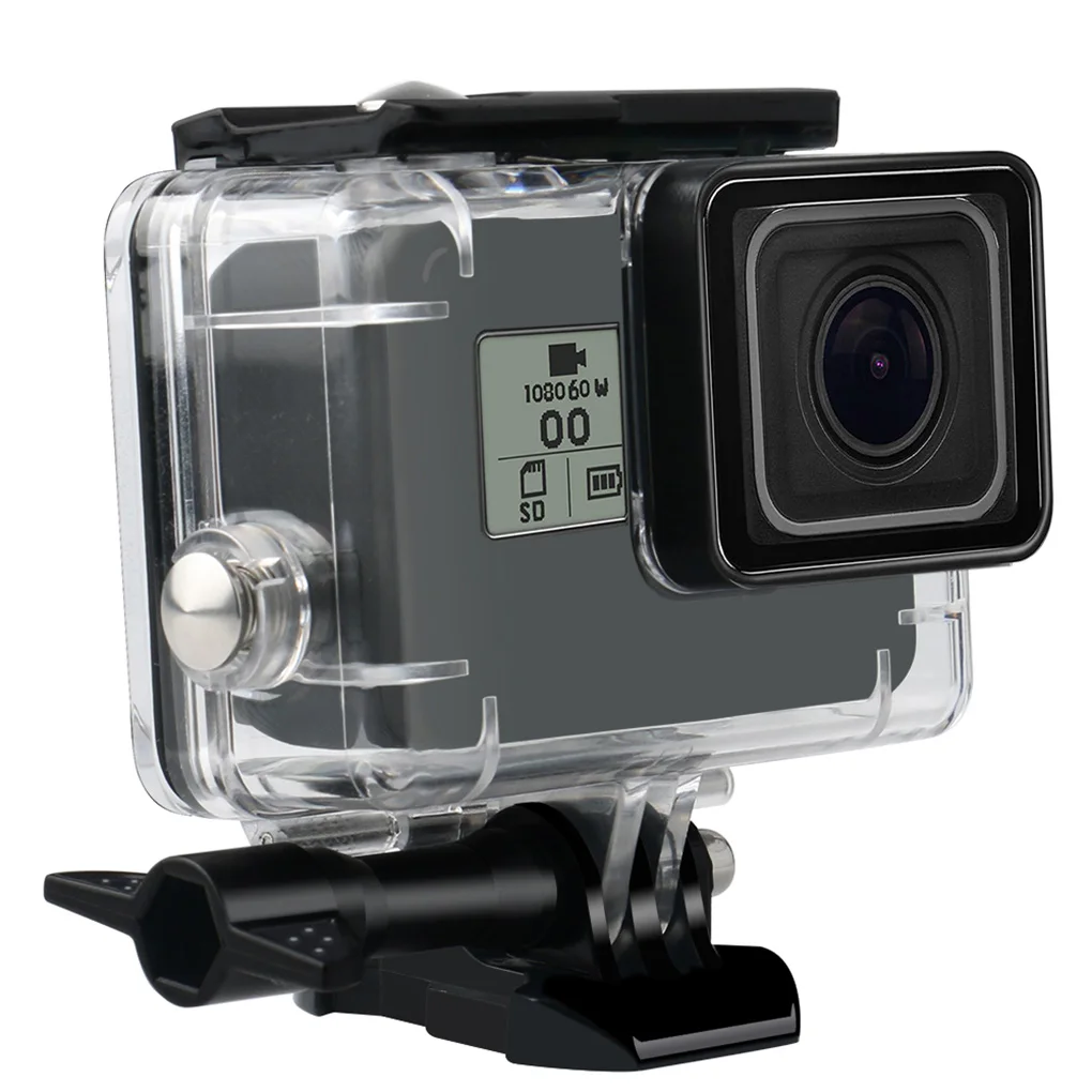 Replacement for Gopro Hero 5 Hero 6 45M Black Waterproof Housing Case Action Camera Diving Underwater Protective Shell