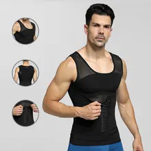 Стимпанк Мужское нижнее белье, Корректирующее белье, корсет для талии, корсет, рубашки, формирователь, жилет для похудения, живота, тонкая рубашка для тела