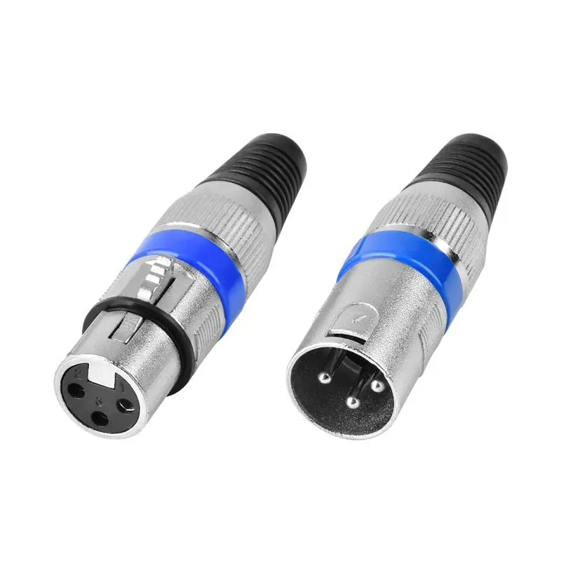 5 пар 3 разъема XLR Штекерный и гнездовой микрофон разъем микрофона o 10 шт. в