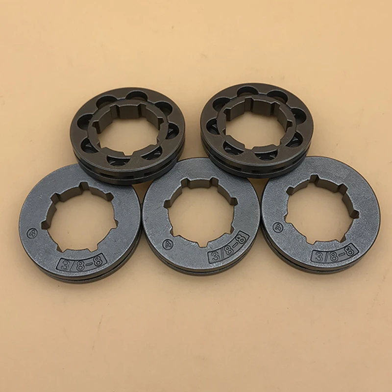 

5Pcs 3/8" 8 Tooth Standard Clutch Rim Sprocket For HUSQVARNA 365 371 372 XP 362 385 390 394 395 570 575 2100 2101 3120 Chainsaw