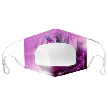 

5PC Clear Window Visible Expression For The Deaf And Hard Of Hearing Cloth Mask Face Mask Breathable Mouth Mask Washable Mouth