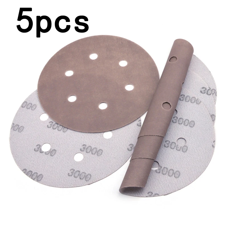 5*Sandpaper 150mm Diameter Sanding Disc Superfine Sandpaper Car Paint Surface Polishing 600/800/1000/1200/2000/3000/4000 Grit 5*Sandpaper 150mm Diameter Sanding Disc Superfine Sandpaper Car Paint Surface Polishing 600/800/1000/1200/2000/3000/4000 Grit