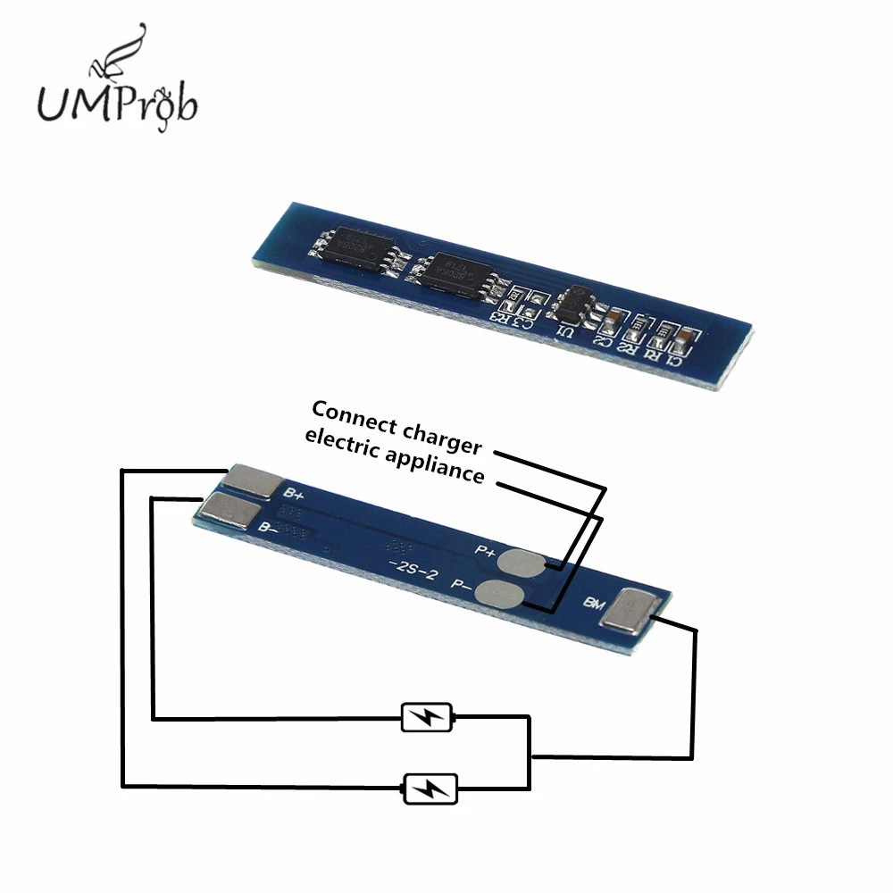 2 Cell 5A Li-ion Lithium Battery 18650 Charger PCB Protection Board 7.4V 8.4V 2S
