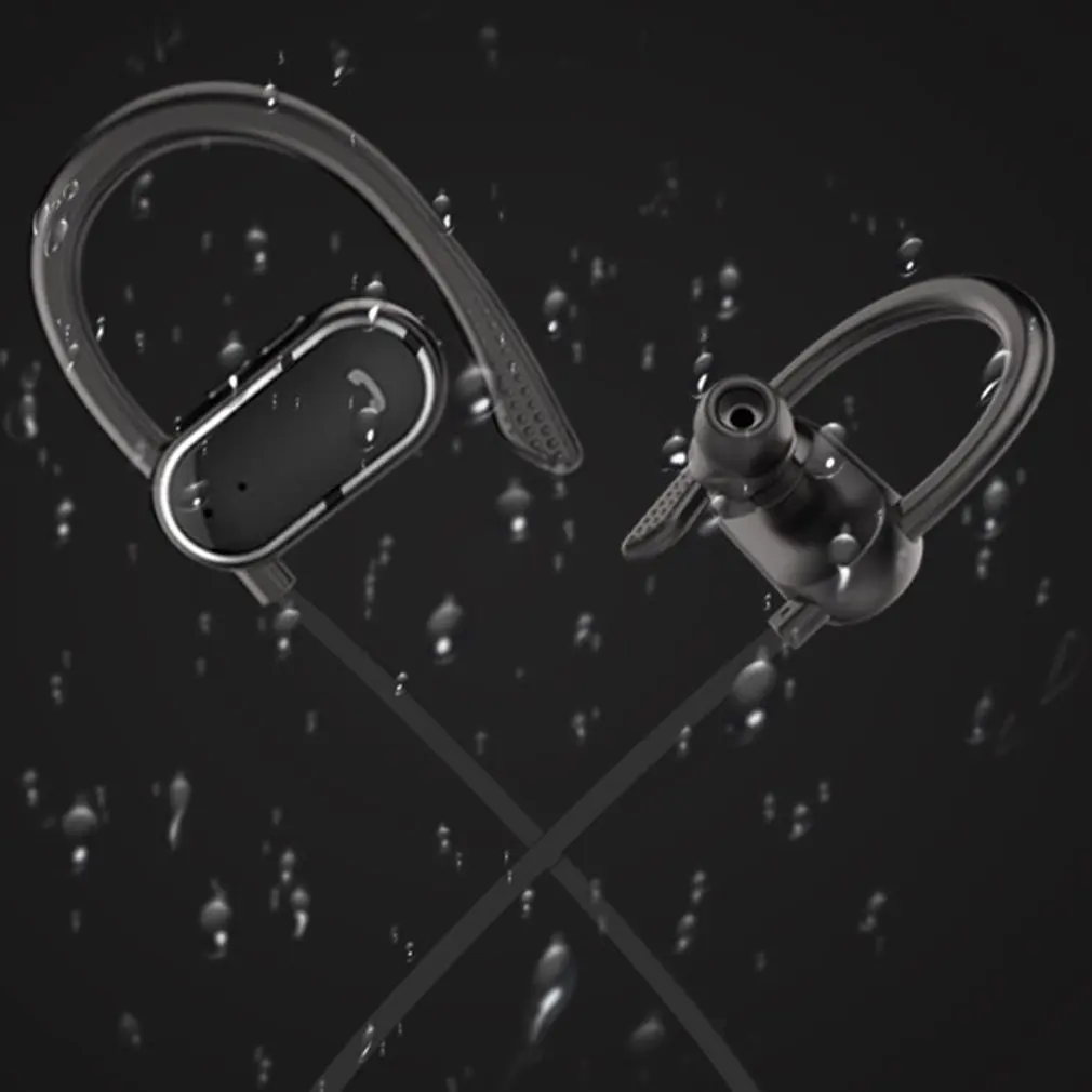 Шаг счетчик стерео Bluetooth гарнитура водонепроницаемый беспроводной Бег Спорт Bluetooth наушники двойное шумоподавление