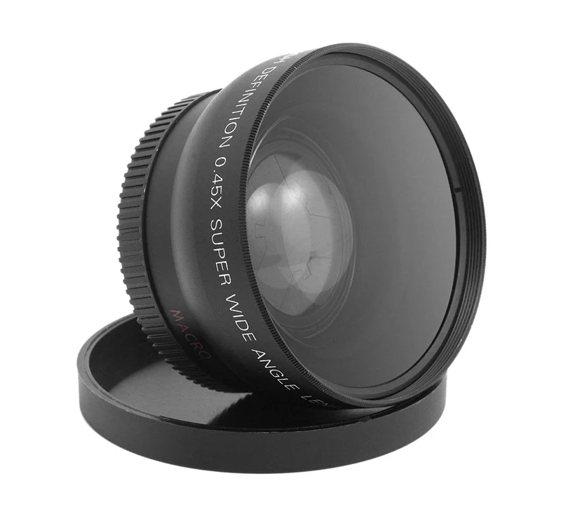 58 мм 0.45x Широкоугольный объектив DSLR камеры с макрообъективом для Canon Nikon sony Pentax