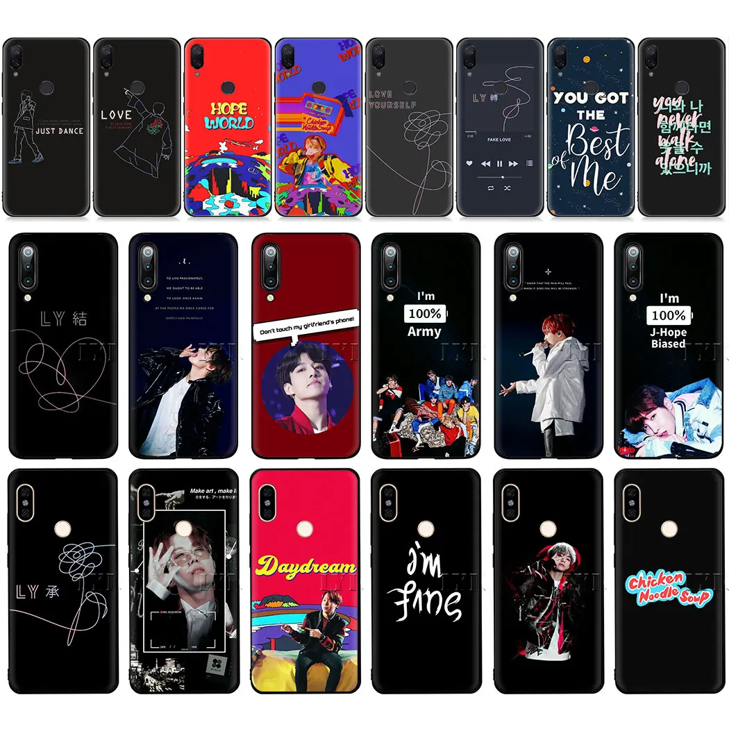 Мягкий чехол kpop j-hope для Xiaomi mi Red Note 10 9T 7 8 Pro CC9E x 2S MAX 3 8T | Мобильные телефоны и