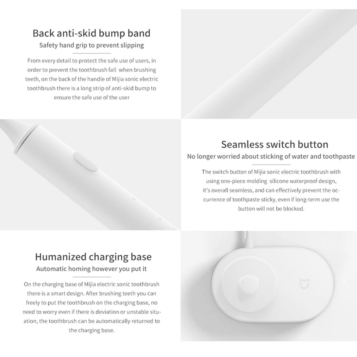 Оригинальная умная электрическая зубная щетка Xiaomi Mijia, ультразвуковая щетка, ультра звуковое отбеливание зубов, вибратор, беспроводной очиститель для гигиены полости рта