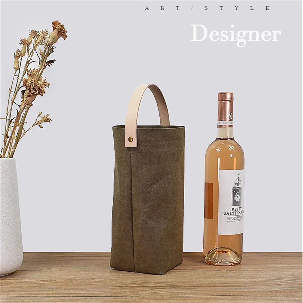 Шикарная Ins моющаяся сумка для хранения из крафт-бумаги с ручкой Vogue скандинавские водонепроницаемые овощные хлеб цветок вино сумки для хранения для дома