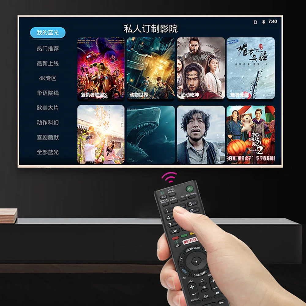 

Remote control KDL-55W808A KDL-55W808A KDL-55W905A KDL-40W905A KDL-42W805A
