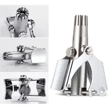 Портативный ушной триммер для волос в носу Vibrissa лезвие ручное резец носорога Nariz носовая бритва моющиеся ножницы носовая Бритва для волос