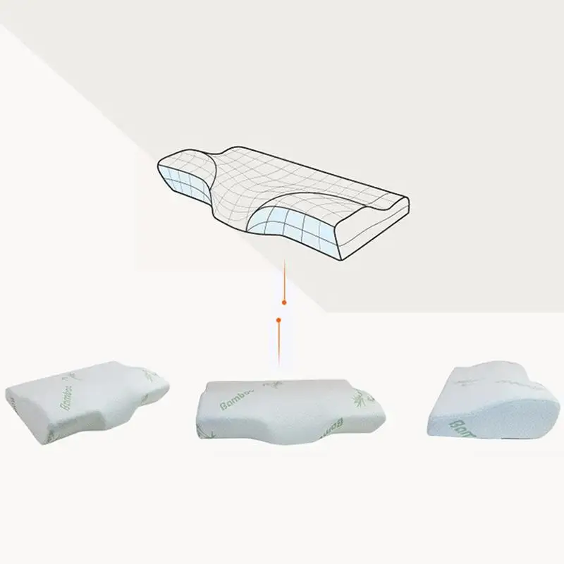 Memory Foam постельные принадлежности защитная подушка для шеи медленный отскок Подушка-бабочка здоровья затылочный шейный размер 50*30 см