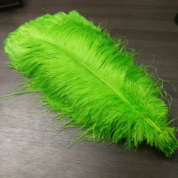 

Wholesale 10pcs Beautiful Fruit Green Natural Ostrich Feathers 20-22 inch/50-55 cm For DIY Jewelry Craft Making Decoration
