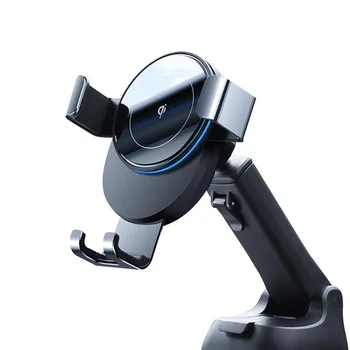 15ワットチーワイヤレス充電器自動車電話ホルダー/ダッシュボード急速充電器携帯電話ホルダー充電器タイプc重力ブラケット