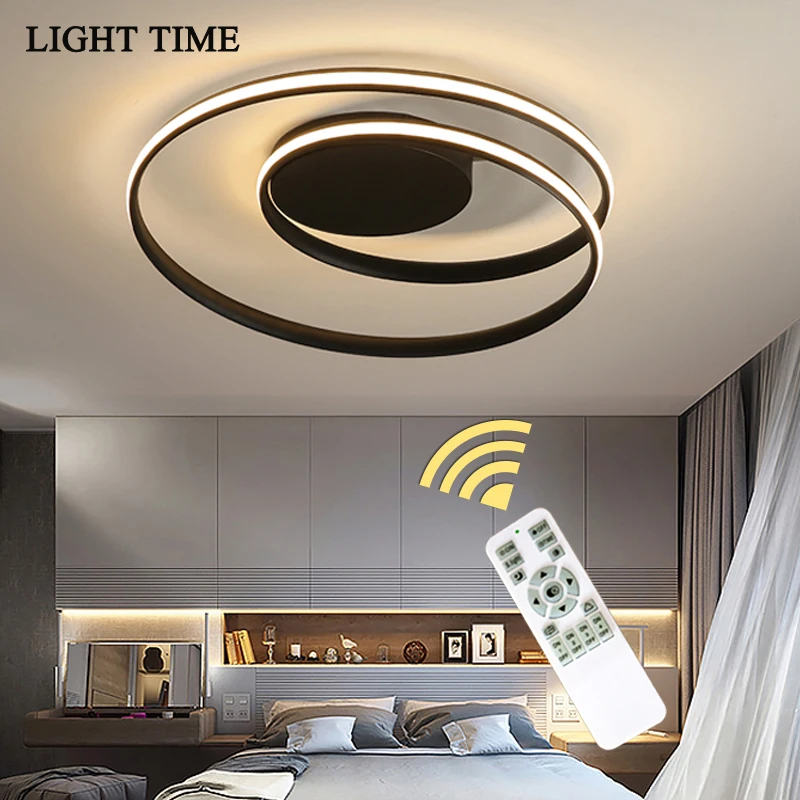 Remote Control Simple Modern Led Ceiling Lights For Bedroom Living room