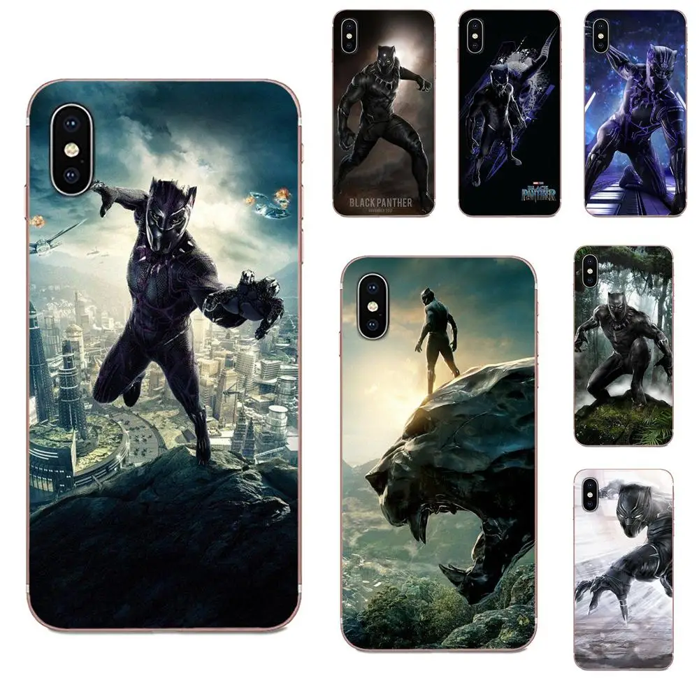 Мягкий ТПУ протектор для Xiaomi Redmi 3 3S 4 4A 4X 5 6 6A 7 K20 Note 2 5A Plus Pro Black Panther Captian American |