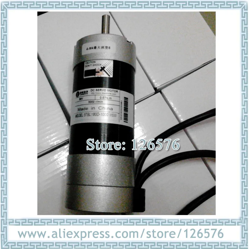 Бесщеточный Серводвигатель Leadshine 180 Вт DC серии BLM 57BL180D-1000 36VDC 0.57N.m 3000 rpm