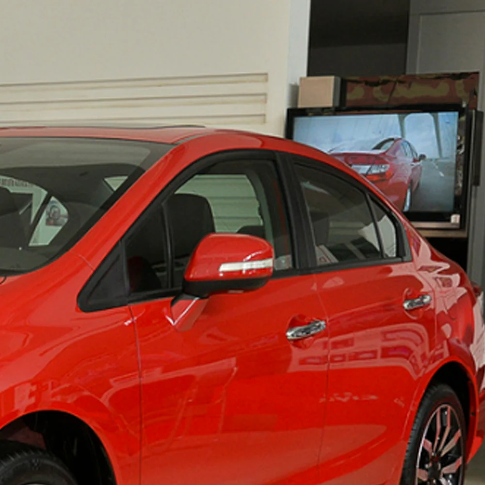 Для HONDA CIVIC 9 поколение 2012- окна автомобиля солнце дождь тени козырьки щиток Shelter Защитная крышка отделка рамка наклейка