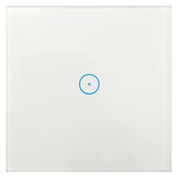 

1Gang Wifi Wall Switch, Smart Light Switch, Glass Panel Contact Sensor Interrupter EU Plug