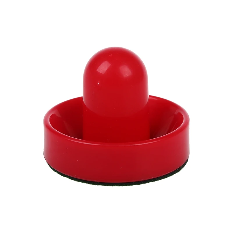 2 Air Hockey Pushers 2 table hockey pucks Handles