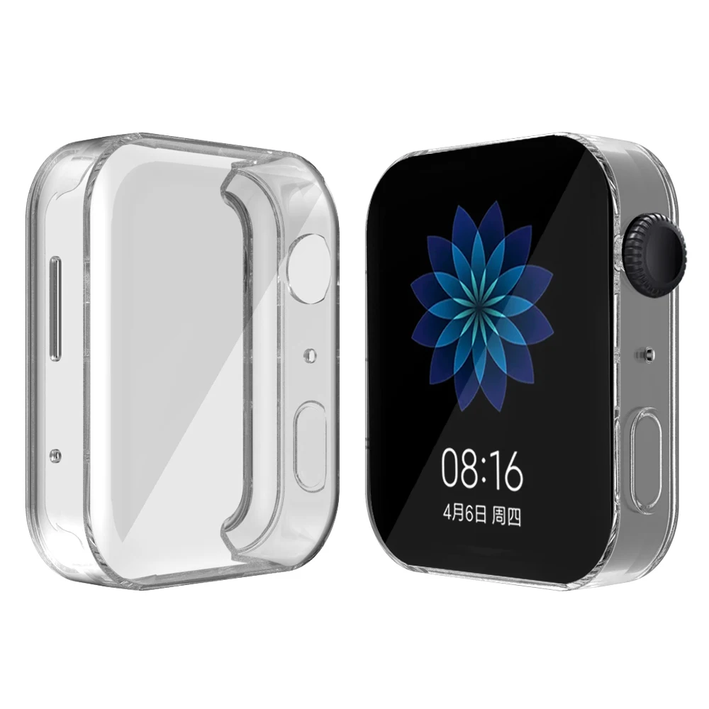 Чехол для часов, аксессуары для смарт-часов xiaomi, все включено, защитный чехол с покрытием, ТПУ, анти-осень, xiaomi чехол с покрытием