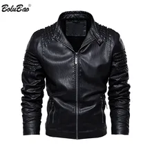 BOLUBAO Мужская Новая зимняя кожаная замшевая куртка повседневная ветрозащитная Мужская утолщенная флисовая ПУ теплая приталенная Мужская Уличная кожаная куртка