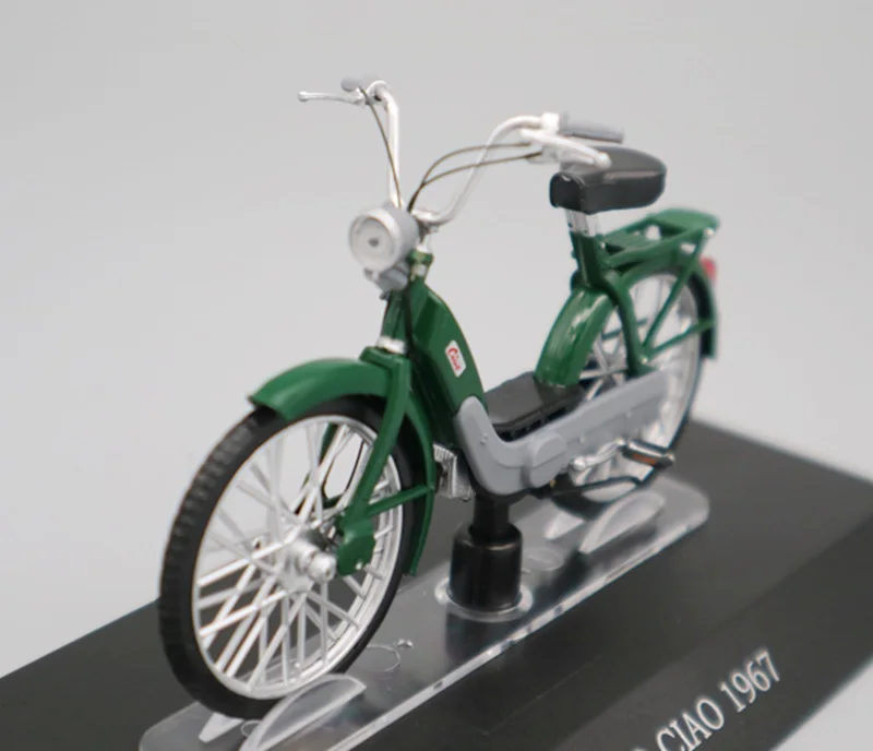 1/18 сплав Piaggio Ciao 1967 Электрический велосипед Модель игрушки автомобили коллекция велосипед игрушки автомобиль