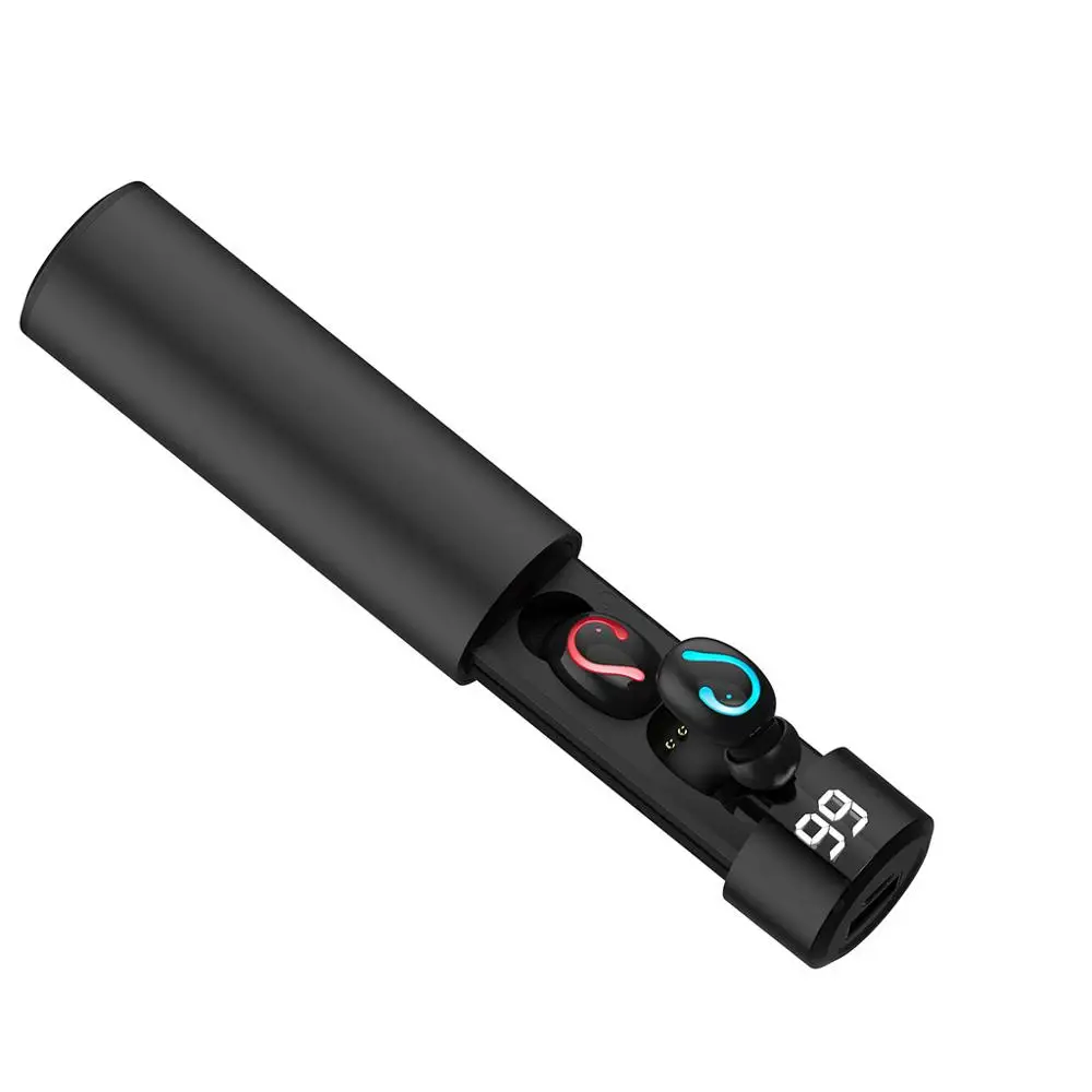 Беспроводная гарнитура TWS Twins с Bluetooth 5,0, стерео наушники со встроенным микрофоном и зарядным устройством