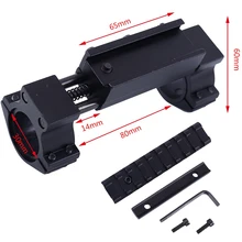 25,4 мм/30 мм крепление для прицела+ Пикатинни быстроразъемный консольный Вивер прямой выход двойное кольцо винтовка прицел воздушный винтовка сошки