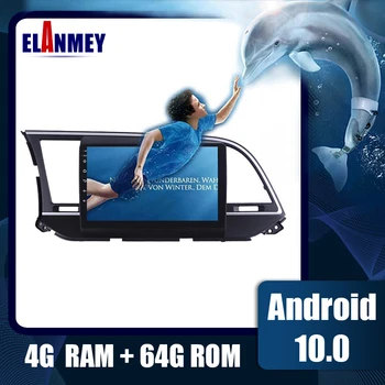 

Android 10.0 2din Car Radio Multimedia Player For Hyundai Elantra 2016 Accessories Gps Navigation Head Unit Rear Camera 4G WIFI