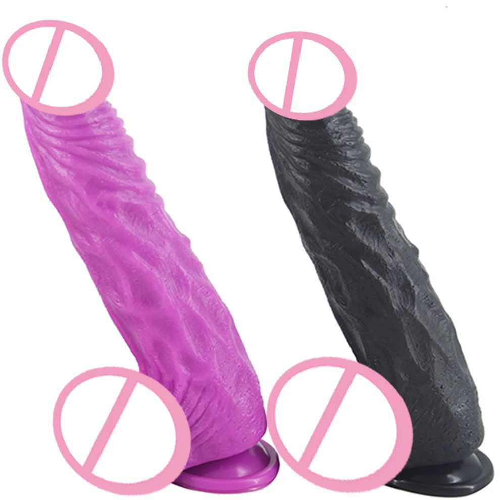  Dildos Realistic Big Dildo PVC Flexible Penis Dick with Strong Suction Cup Huge Dildos Cock Adult S