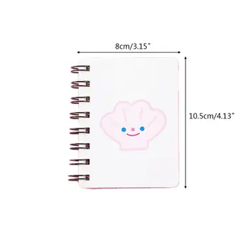 

8pcs Cartoon Spiral Coil Notebook Blank Paper Journal Diary Planner Notepad Gift Q6PA