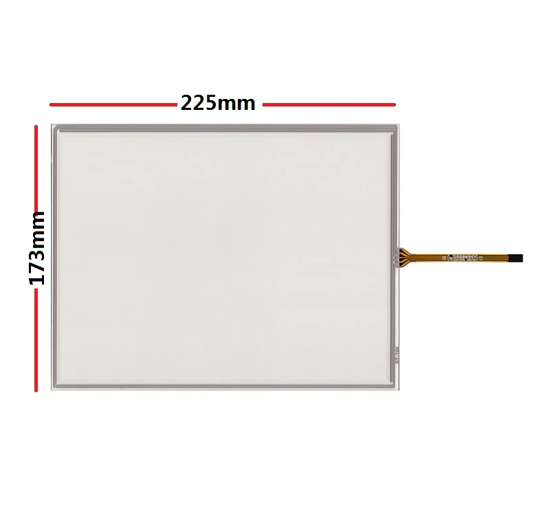 

Новый сенсорный экран 10,4 дюйма подходит для дисплея промышленного медицинского оборудования текстильный наружный экран ручной работы 225*173 мм