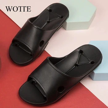 

Summer Men Slippers Indoor Massage Slippers Wome Man Bathroom Slides Shoes For Men Non-slip Couple Flip Flops chaussure femme