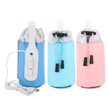 

Baby Nursing Bottle Insulation Cover Universal Heating Sleeve USB Charging Constant Temperature PPSU Milk Bottle Feeder Heater