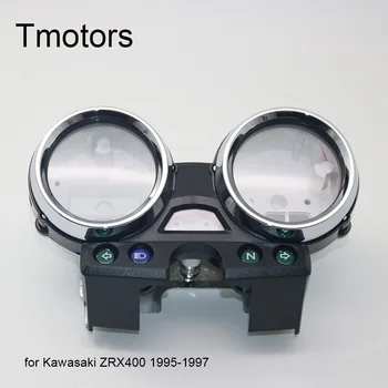 

Motorcycle Speed Meter Clock Instrument Case Gauges Odometer Tachometer Housing Box Cover For Kawasaki ZRX400 1995-1997