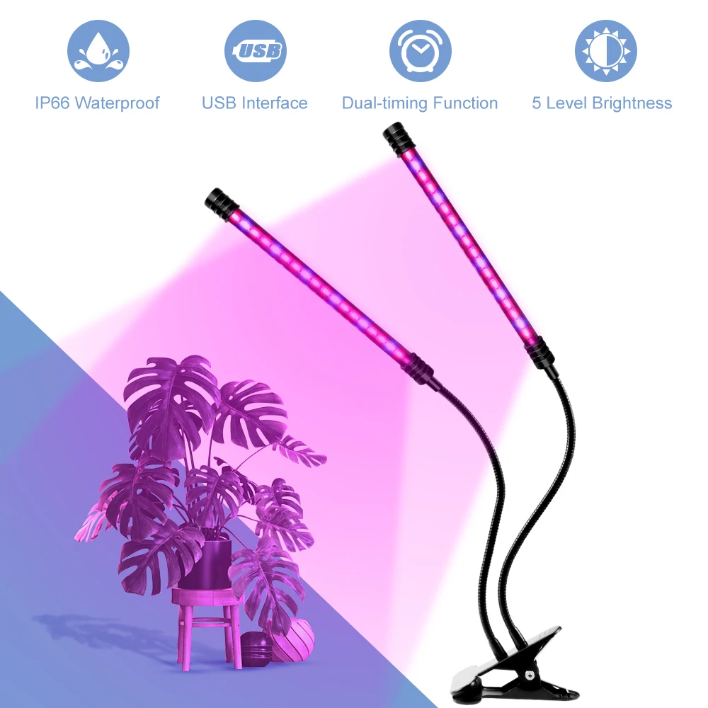 LED Plant Growth Lamp USB DC 5V Fitolampy For Plants Red Blue Led Plant Grow Light Full Spectrum Hydroponic Grow Box Grow Tent LED Plant Growth Lamp USB DC 5V Fitolampy For Plants Red Blue Led Plant Grow Light Full Spectrum Hydroponic Grow Box Grow Tent
