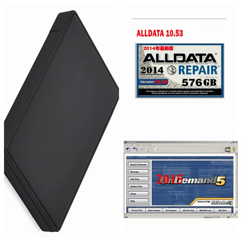 

2020 Auto Repair Data Software Alldata 10.53V + 2015V Mit//chell od5 + Vivid Workshop data + Heavy Truck 49in1tb hdd 3.0 usb